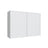 Studio White double door wall cabinet, 42" W x 30" H x 12" D, ViaWood Cabinets item W4230