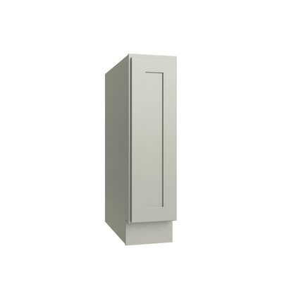 Shaker Sage single door full height base cabinet, 9" W x 34.5" H x 24" D, ViaWood Cabinets item B09