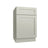Shaker Sage single door standard base cabinet, 15" W x 34.5" H x 24" D, ViaWood Cabinets item B15