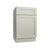 Shaker Sage single door standard base cabinet, 21" W x 34.5" H x 24" D, ViaWood Cabinets item B21