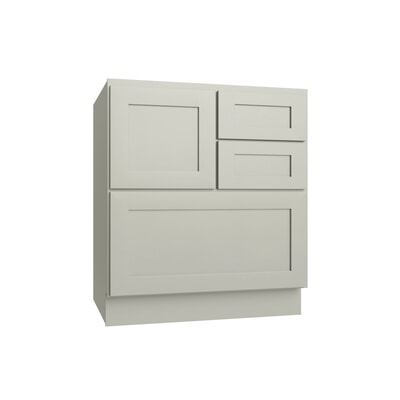 Shaker Sage cooking center base cabinet, 30" W x 34.5" H x 24" D, ViaWood Cabinets item CC30