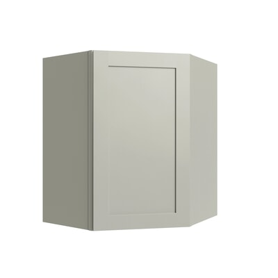 Shaker Sage corner wall cabinet, 27" W x 42" H x 15" D, ViaWood Cabinets item CW2742
