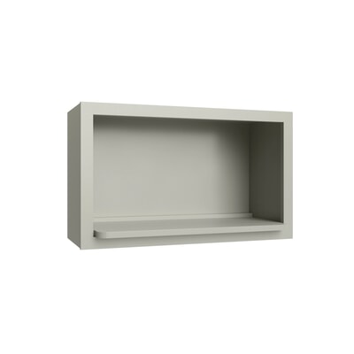 Shaker Sage microwave wall cabinet, 30" W x 18" H x 12" D, ViaWood Cabinets item MWC3018