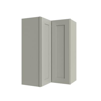 Shaker Sage easy reach wall cabinet, 24" W x 36" H x 12" D, ViaWood Cabinets item WER2436