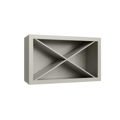 Shaker Sage wine rack, 30" W x 18" H x 12" D, ViaWood Cabinets item WR3018