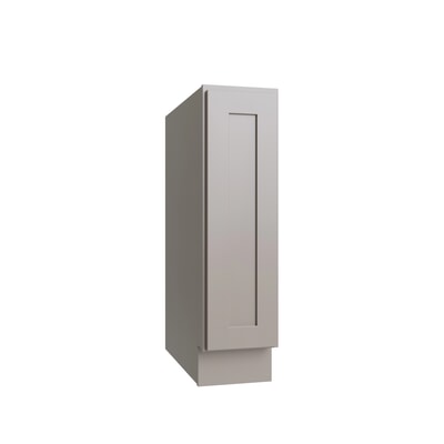 Shaker Dune single door full height base cabinet, 9" W x 34.5" H x 24" D, ViaWood Cabinets item B09