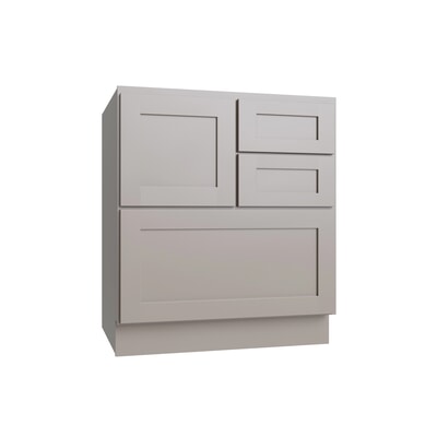 Shaker Dune cooking center base cabinet, 30" W x 34.5" H x 24" D, ViaWood Cabinets item CC30