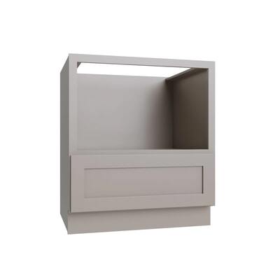 Shaker Dune microwave base cabinet, 30" W x 34.5" H x 24" D, ViaWood Cabinets item MBC30
