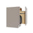Shaker Dune trash can base cabinet with one 50-quart can, 18" W x 34.5" H x 24" D, ViaWood Cabinets item TRB-1