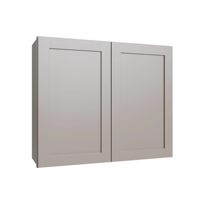 Shaker Dune double door wall cabinet, 30" W x 30" H x 12" D, ViaWood Cabinets item W3030