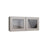 Shaker Dune wall cabinet with glass, 33" W x 15" H x 12" D, ViaWood Cabinets item WS3315-2