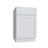 Slab White single door standard base cabinet, 15" W x 34.5" H x 24" D, ViaWood Cabinets item B15