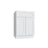 Shaker White double door standard base cabinet, 24" W x 34.5" H x 24" D, ViaWood Cabinets item B24-2
