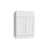 Slab White double door standard base cabinet, 24" W x 34.5" H x 24" D, ViaWood Cabinets item B24-2