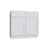 Slab White double door base cabinet with center stile, 39" W x 34.5" H x 24" D, ViaWood Cabinets item B39