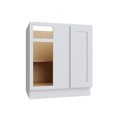 Shaker White blind base cabinet, 30" W x 34.5" H x 24" D, ViaWood Cabinets item BB36