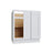 Shaker White blind base cabinet, 30" W x 34.5" H x 24" D, ViaWood Cabinets item BB36