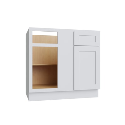 Shaker White blind base cabinet, 48" W x 34.5" H x 24" D, ViaWood Cabinets item BB48