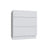 Slab White three drawer base cabinet, 12" W x 34.5" H x 24" D, ViaWood Cabinets item DB12-3