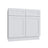 Shaker White sink base cabinet, 42" W x 34.5" H x 24" D, ViaWood Cabinets item SB42