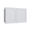 Shaker White deep wall refrigerator cabinet, 36" W x 18" H x 24" D, ViaWood Cabinets item W361824
