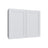 Shaker White double door wall cabinet, 39" W x 36" H x 12" D, ViaWood Cabinets item W3936