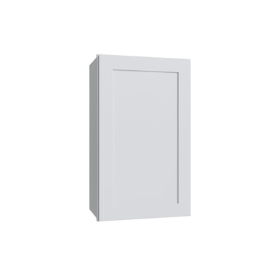 Shaker White single door wall cabinet, 9" W x 36" H x 12" D, ViaWood Cabinets item W936