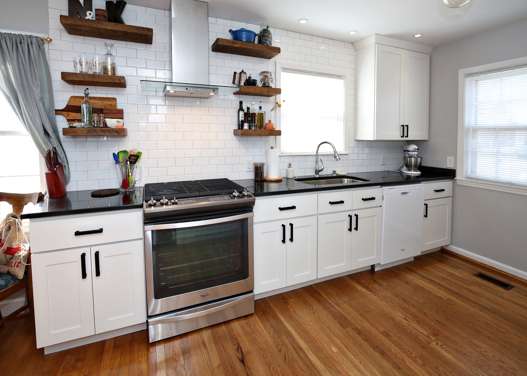 Shaker kitchen example from ViaWood Cabinets