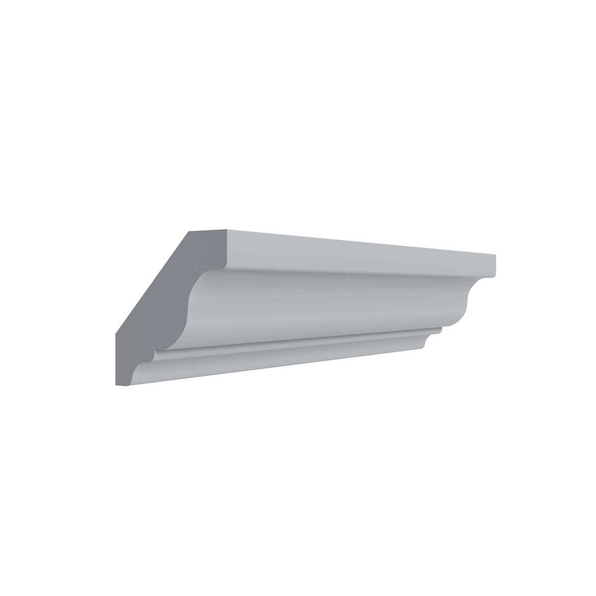 Metro Slate large crown molding, 96" W x 3.25" H x 2.625" D, ViaWood Cabinets item BCM8
