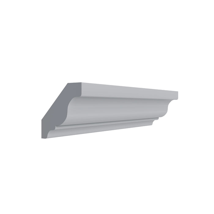 Metro Slate large crown molding, 96" W x 3.25" H x 2.625" D, ViaWood Cabinets item BCM8