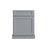 Metro Slate corner sink front, 27" W x 34.5" H x 2" D, ViaWood Cabinets item CSF42