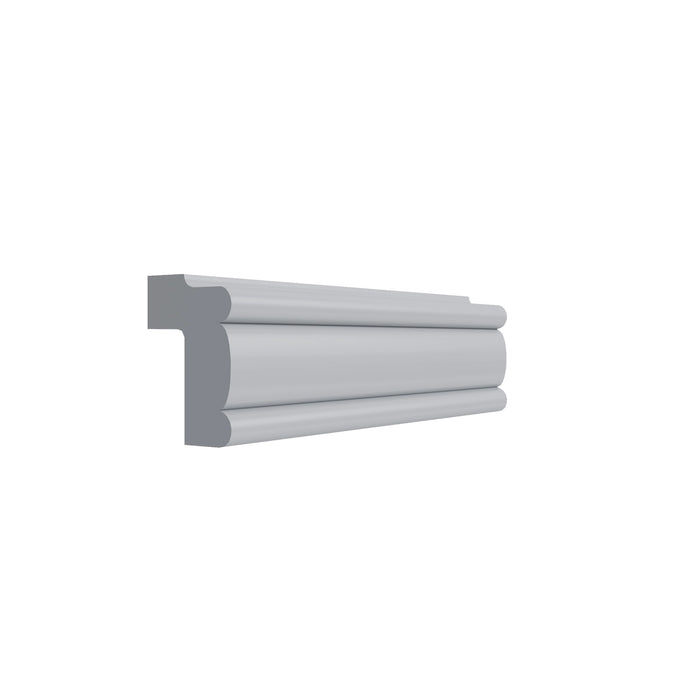 Metro Slate traditional light rail molding, 96" W x 2.25" H x 1.625" D, ViaWood Cabinets item LRM8