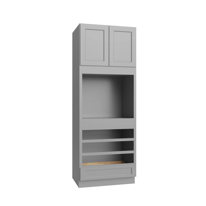 Metro Slate oven cabinet, 33" W x 90" H x 24" D, ViaWood Cabinets item OC3390