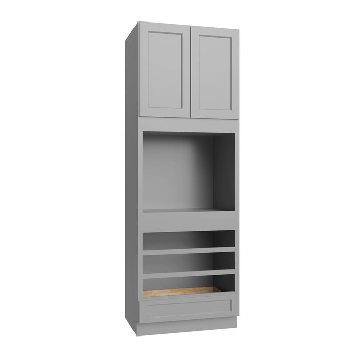 Metro Slate oven cabinet, 33" W x 96" H x 24" D, ViaWood Cabinets item OC3396