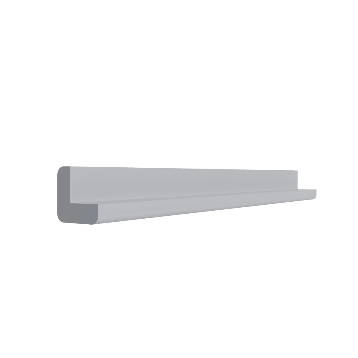 Metro Slate outside corner molding, 96" W x 0.75" H x 0.75" D, ViaWood Cabinets item OCM8