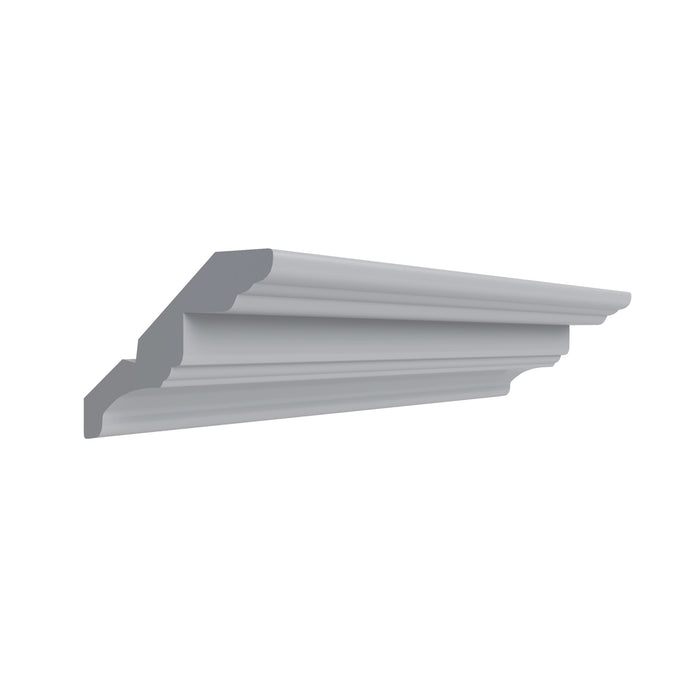 Metro Slate royal crown molding, 96" W x 3.25" H x 2.75" D, ViaWood Cabinets item RCM8