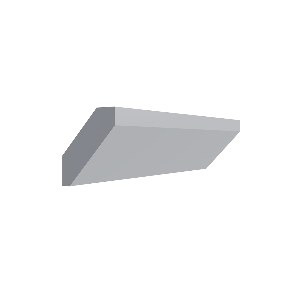 Metro Slate shaker crown molding, 96" W x 3.125" H x 2" D, ViaWood Cabinets item SCM8