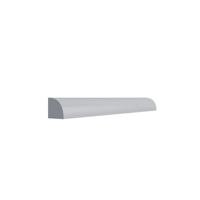 Metro Slate shoe molding, 96" W x 0.6875" H x 0.6875" D, ViaWood Cabinets item SHOE