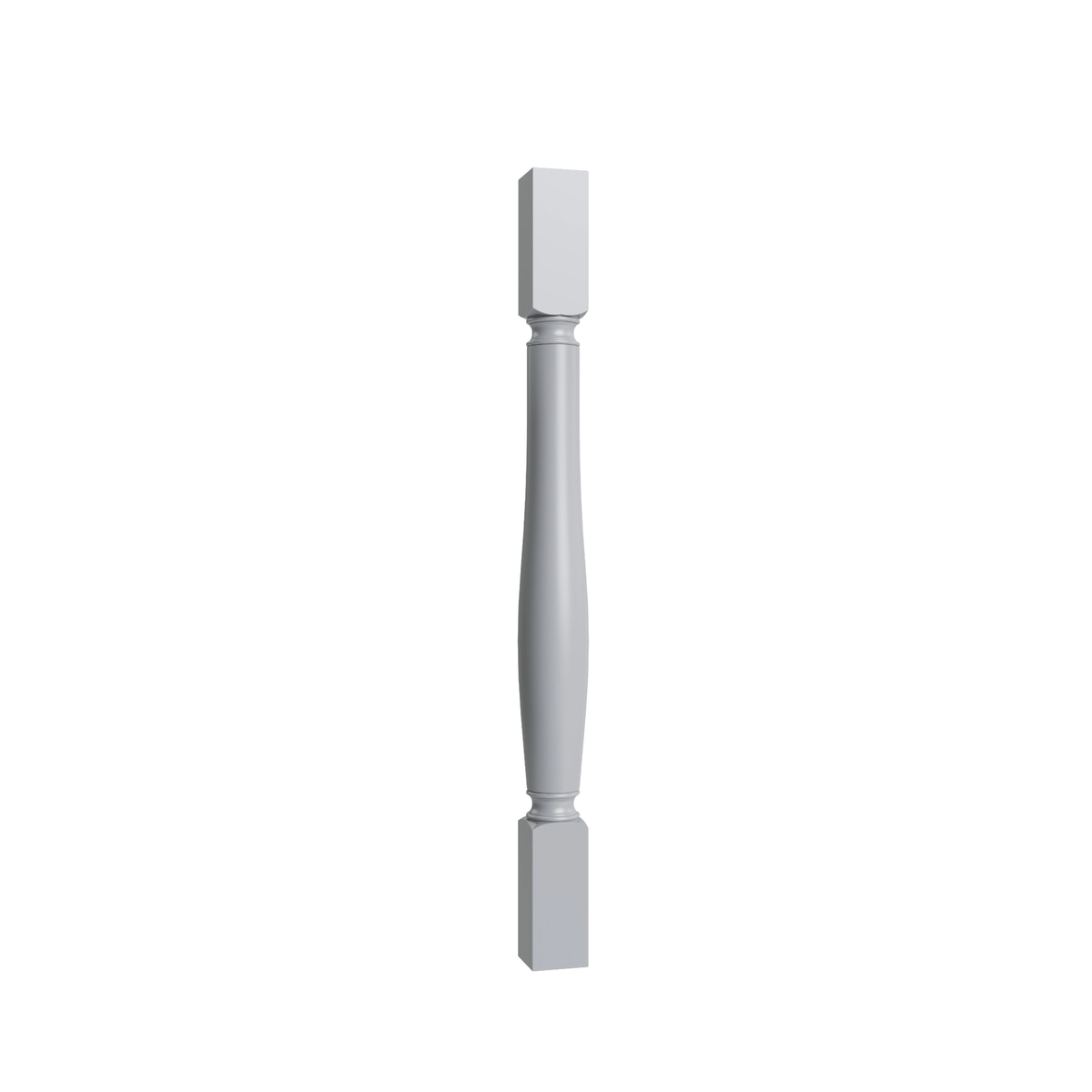 Metro Slate 3-inch turned post, 3" W x 35.5" H x 3" D, ViaWood Cabinets item TPOSTP3