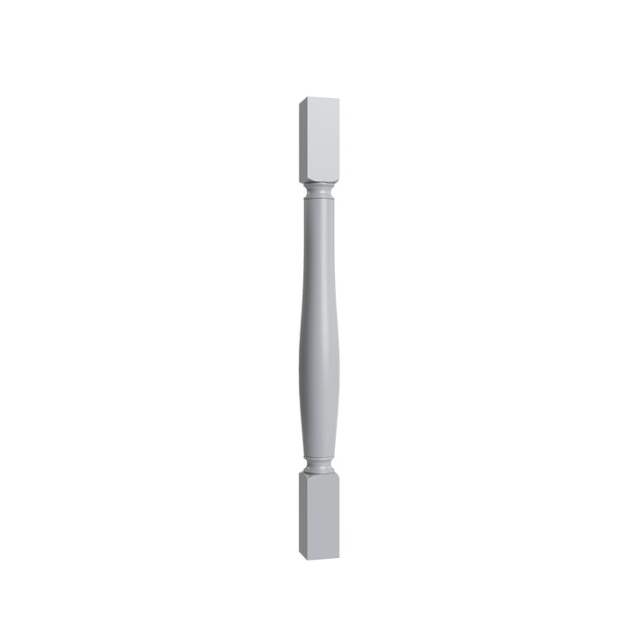 Metro Slate 3-inch turned post, 3" W x 35.5" H x 3" D, ViaWood Cabinets item TPOSTP3