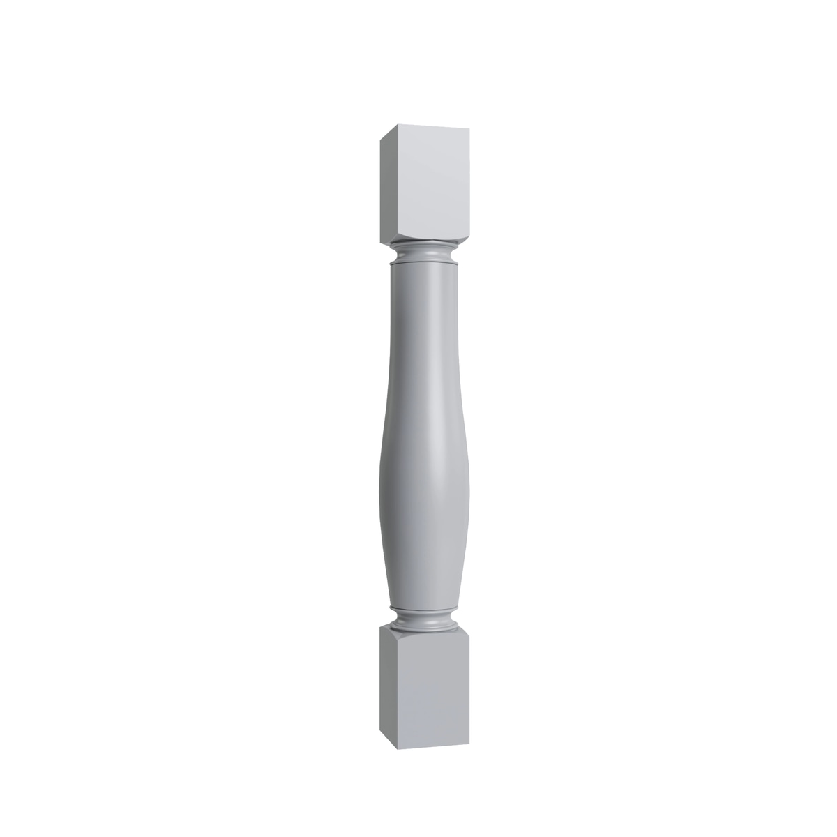 Metro Slate 5-inch turned post, 5" W x 35.5" H x 5" D, ViaWood Cabinets item TPOSTP5