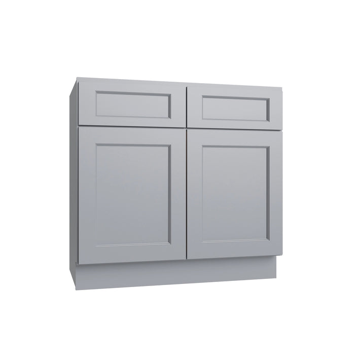 Metro Slate double door vanity, 27" W x 34.5" H x 21" D, ViaWood Cabinets item V27