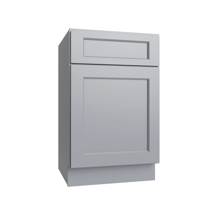 Metro Slate single door vanity base, 15" W x 34.5" H x 21" D, ViaWood Cabinets item VB15