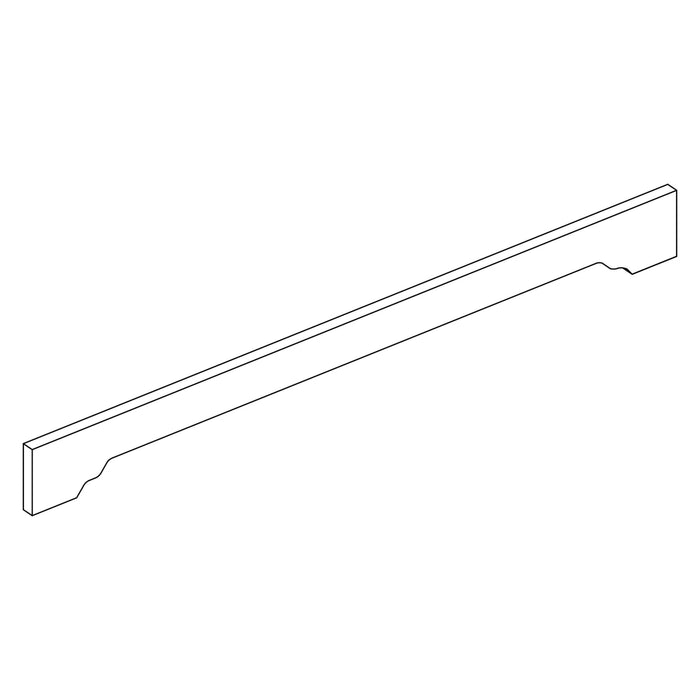 Metro Slate 43-inch furniture valance, 43" W x 4.5" H x 0.75" D, ViaWood Cabinets item VFURN43