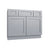Metro Slate vanity sink base, 48" W x 34.5" H x 21" D, ViaWood Cabinets item VSB48