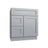 Metro Slate vanity sink base - left configuration, 30" W x 34.5" H x 21" D, ViaWood Cabinets item VSBDL30