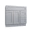 Metro Slate vanity sink base - right configuration, 36" W x 34.5" H x 21" D, ViaWood Cabinets item VSBDR36