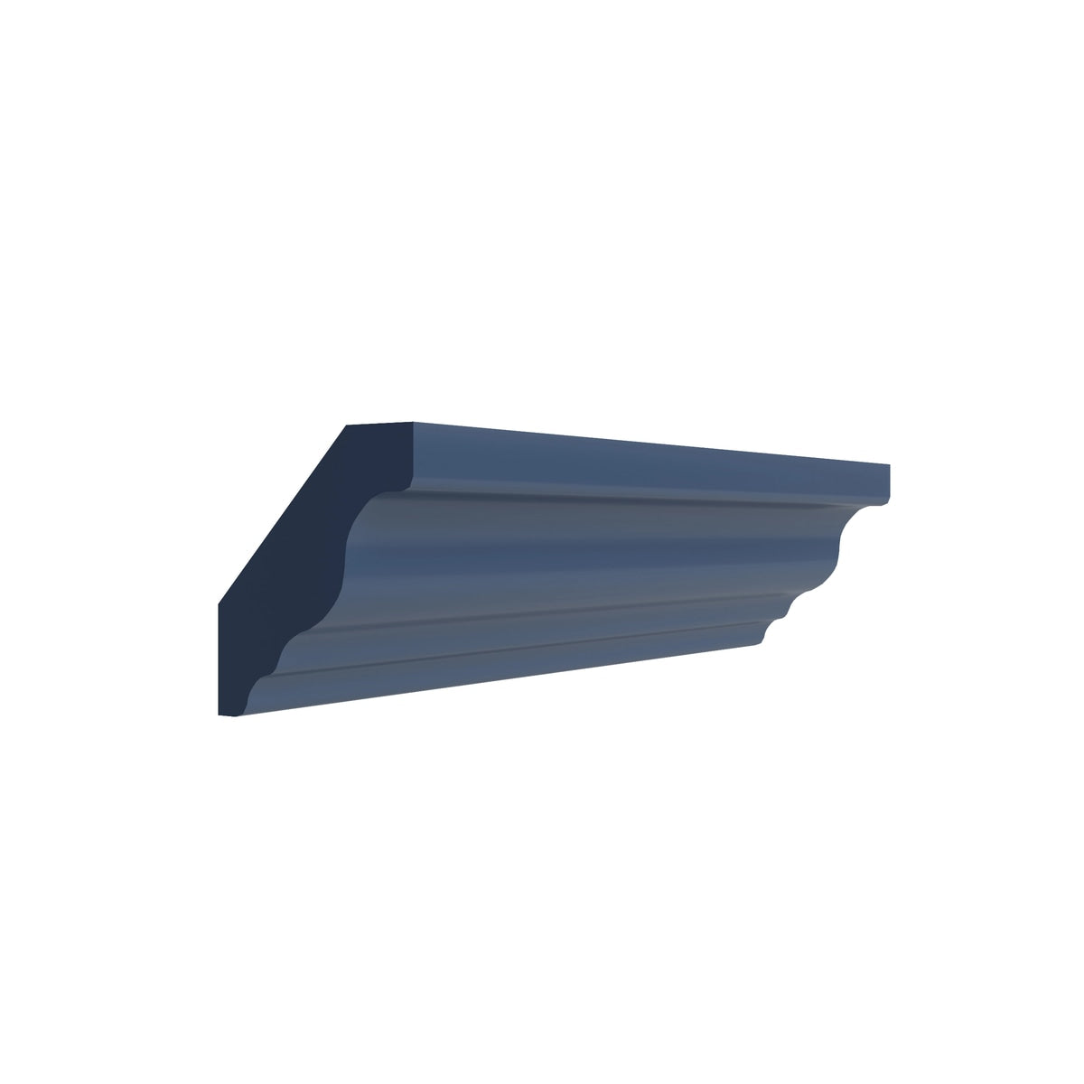 Metro Cove traditional crown molding, 96" W x 2.25" H x 2" D, ViaWood Cabinets item CM8