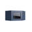 Metro Cove corner wall cabinet with glass, 27" W x 15" H x 15" D, ViaWood Cabinets item CWS2715