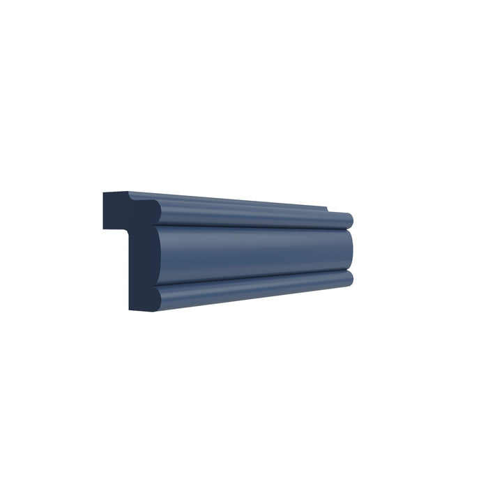 Metro Cove traditional light rail molding, 96" W x 2.25" H x 1.625" D, ViaWood Cabinets item LRM8